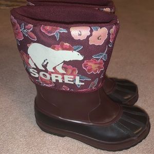 Girls Sorel Boots Size 1